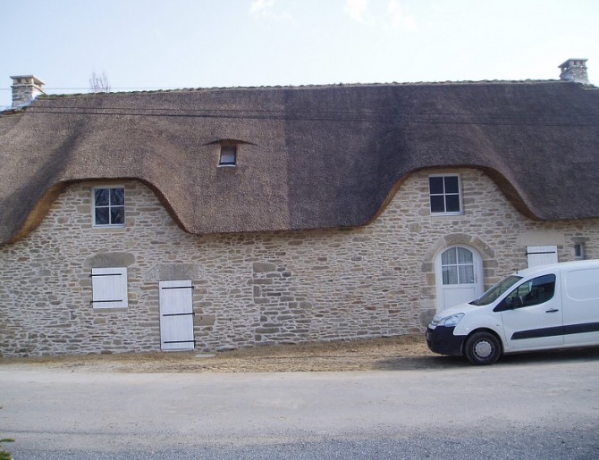 Rénovation d'une chaumière à Guérande