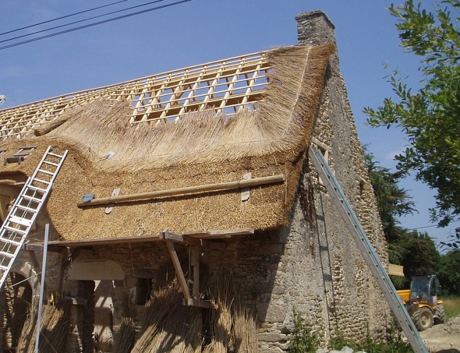 Rénovation d'une chaumière à Guérande