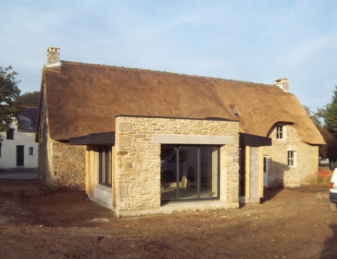 Rénovation d'une chaumière à Guérande